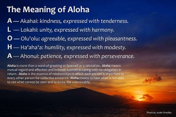 Aloha is more than a shaka sign