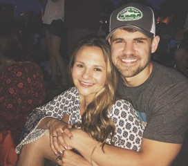 My fiance and I at Jack Johnson!