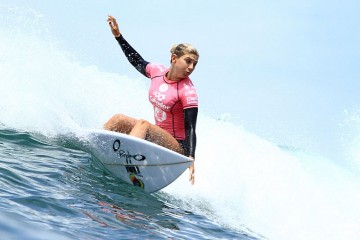 <h4>Sage Erickson - </h4> Ojai, CA-born/ North Shore, Oahu-raised, Sage Erickson has had a flirtatious affair with the World Surf League. After two years on the Championship Tour, she got sent back down to the minors for 2014, but promptly made her intentions clear by winning the Paul Mitchell Supergirl Pro. This led to another �CT berth in 2015, where she won another �QS event, the Copa El Salvador Impresionante, and placed 3rd in the Roxy Pro- France. Currently safe at #9 on the 2016 Jeep Leaderboard, Sage is also an accomplished model regularly summoned by top-shelf lensman to display her photogenic gifts in exotic locales. She�s been putting out some impressive video clips lately, as well.